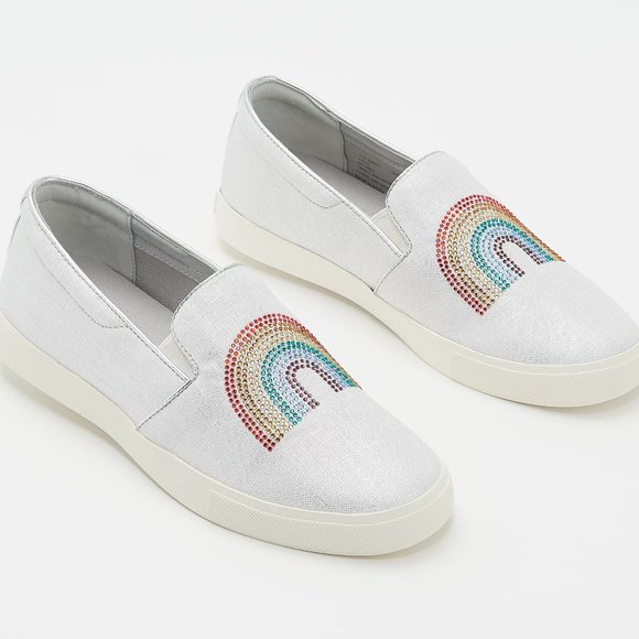 Katy Perry Collections Shoes - 8.5 W Katy Perry Canvas Slip Ons The Kerry Rainbow